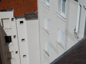 Colmatage de fissures après peinture